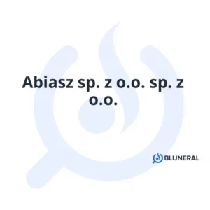 Abiasz sp. z o.o. sp. z o.o.