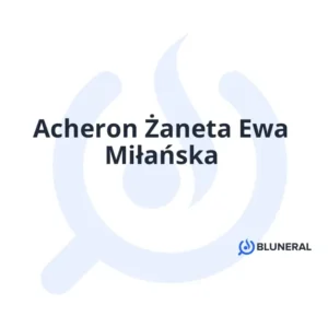Acheron Żaneta Ewa Miłańska