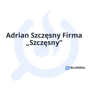 Adrian Szczęsny Firma „Szczęsny”
