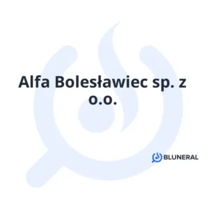Alfa Bolesławiec sp. z o.o.