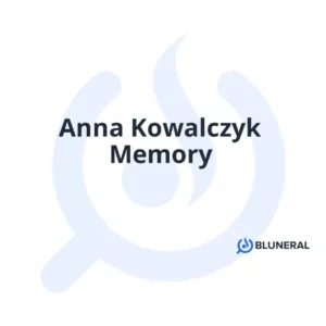 Anna Kowalczyk Memory
