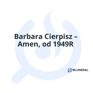 Barbara Cierpisz – Amen, od 1949R