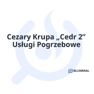 Cezary Krupa „Cedr 2” Usługi Pogrzebowe
