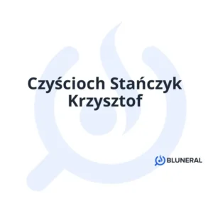 Czyścioch Stańczyk Krzysztof