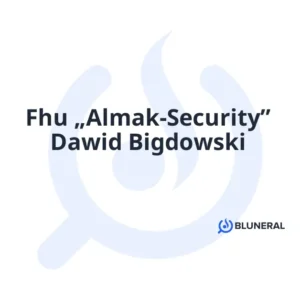Fhu „Almak-Security” Dawid Bigdowski
