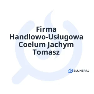 Firma Handlowo-Usługowa Coelum Jachym Tomasz