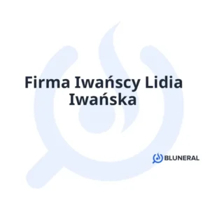 Firma Iwańscy Lidia Iwańska