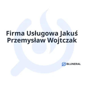 Firma Usługowa Jakuś Przemysław Wojtczak