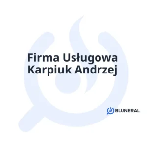 Firma Usługowa Karpiuk Andrzej