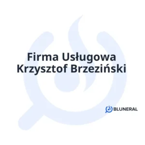 Firma Usługowa Krzysztof Brzeziński