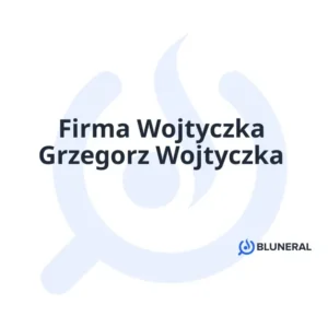 Firma Wojtyczka Grzegorz Wojtyczka