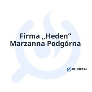 Firma „Heden” Marzanna Podgórna