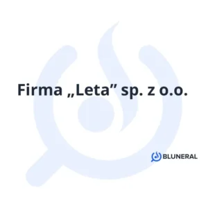 Firma „Leta” sp. z o.o.