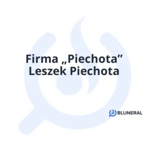 Firma „Piechota” Leszek Piechota