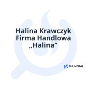 Halina Krawczyk Firma Handlowa „Halina”