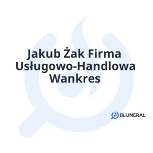 Jakub Żak Firma Usługowo-Handlowa Wankres