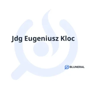 Jdg Eugeniusz Kloc