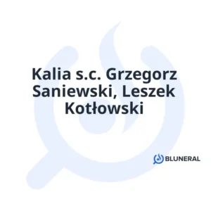 Kalia s.c. Grzegorz Saniewski, Leszek Kotłowski