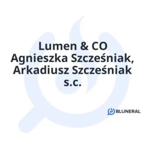 Lumen & CO Agnieszka Szcześniak, Arkadiusz Szcześniak s.c.
