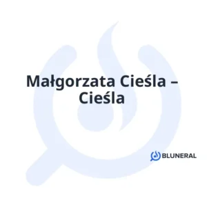 Małgorzata Cieśla – Cieśla