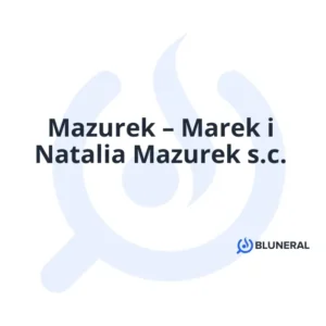 Mazurek – Marek i Natalia Mazurek s.c.