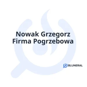 Nowak Grzegorz Firma Pogrzebowa