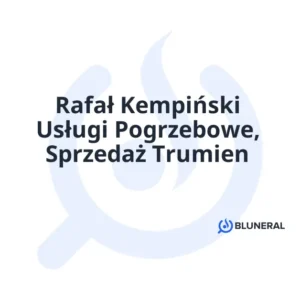 Rafał Kempiński Usługi Pogrzebowe, Sprzedaż Trumien
