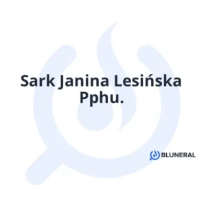 Sark Janina Lesińska Pphu.