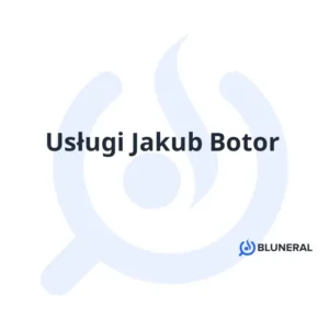 Usługi Jakub Botor