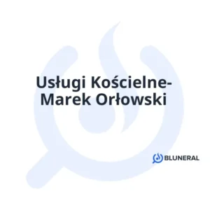Usługi Kościelne- Marek Orłowski