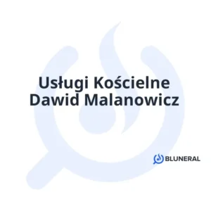 Usługi Kościelne Dawid Malanowicz