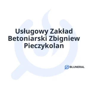 Usługowy Zakład Betoniarski Zbigniew Pieczykolan