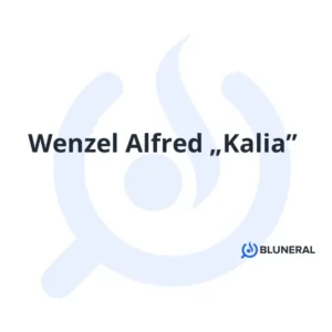 Wenzel Alfred „Kalia”