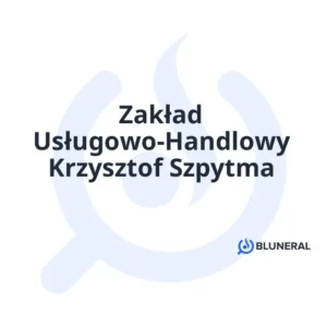 Zakład Usługowo-Handlowy Krzysztof Szpytma