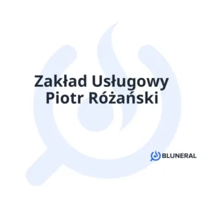 Zakład Usługowy Piotr Różański