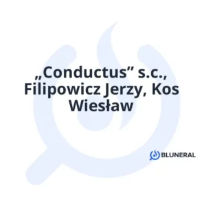 „Conductus” s.c., Filipowicz Jerzy, Kos Wiesław