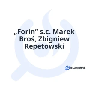 „Forin” s.c. Marek Broś, Zbigniew Repetowski