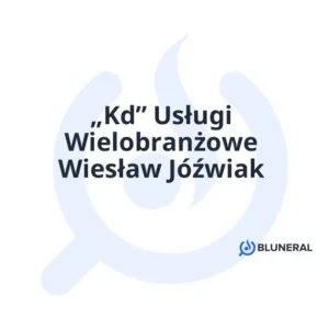 „Kd” Usługi Wielobranżowe Wiesław Jóźwiak