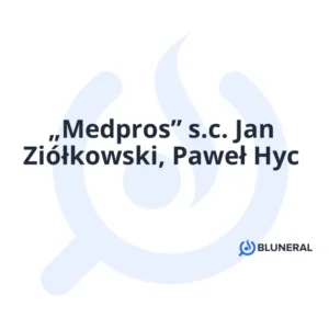 „Medpros” s.c. Jan Ziółkowski, Paweł Hyc