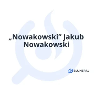 „Nowakowski” Jakub Nowakowski