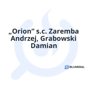„Orion” s.c. Zaremba Andrzej, Grabowski Damian